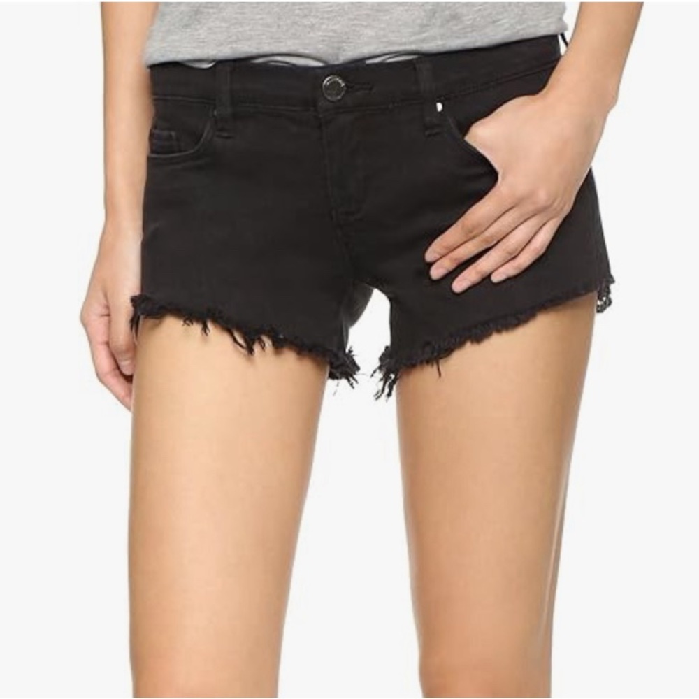 Blank NYC - Little Queenie Black Cut Off Shorts